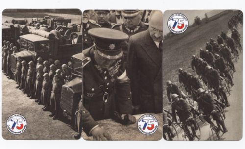 Sběratelská série kartičkových kalendáříků 75. výročí mobilizace armády ČSR DOPRODEJ