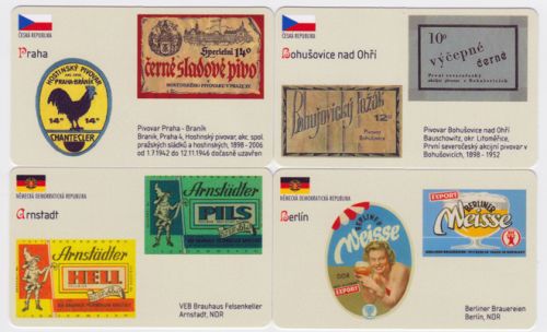 Sběratelská série kartičkových kalendáříků Naše a světové pivovary od A do Z - 32. série
