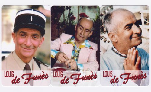 Sběratelská série kartičkových kalendáříků Louis de Funès