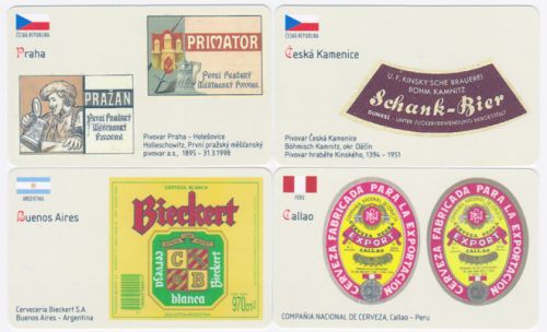 Sběratelská série kartičkových kalendáříků Naše a světové pivovary od A do Z - 41. série