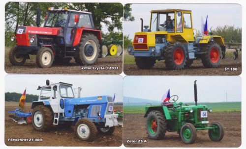 Sběratelská série kartičkových kalendáříků Traktory III DOPRODEJ