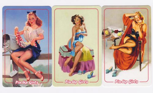 Sběratelská série kartičkových kalendáříků Pin-Up Girls (t)