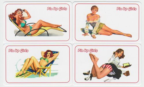 Sběratelská série kartičkových kalendáříků Pin-Up Girls