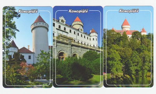 Sběratelská série kartičkových kalendáříků Konopiště