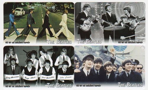 Sběratelská série kartičkových kalendáříků The Beatles - 60 let od založení kapely (t)