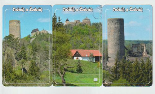 Sběratelská série kartičkových kalendáříků Točník a Žebrák