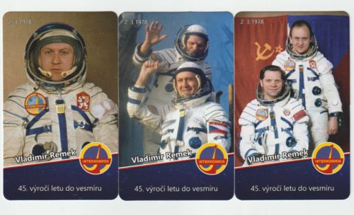 Sběratelská série kartičkových kalendáříků Vladimír Remek: 45. výročí letu do vesmíru