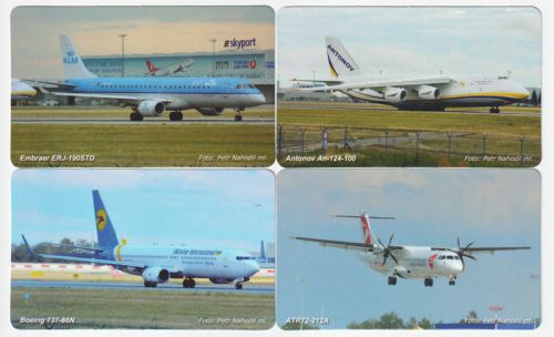 Sběratelská série kartičkových kalendáříků Dopravní letadla II